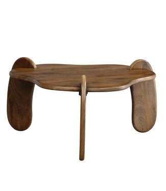 Wohnling Salontafel walnoot massief hout 78 cm - WL7.158