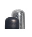 Wohnling Decoratieve Vaas Set van 2 Aluminium Zilver Zwart-Brons Bloemenvaas Modern, Decoratieve Vaas Gehamerd Rond 2-delig voor Bloemen, Aluminium Tafelvaas Cilinder Woondecoratie Tafeldecoratie Handgemaakt