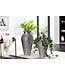 Wohnling Decoratieve Vaas Set van 2 Aluminium Zilver Amphora Bloemenvaas Modern, Decoratieve Vaas Rond 2-delig voor Bloemen, Aluminium Tafelvaas Woondecoratie Metalen Tafeldecoratie Handgemaakt
