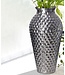Wohnling Decoratieve Vaas Set van 2 Aluminium Zilver Amphora Bloemenvaas Modern, Decoratieve Vaas Rond 2-delig voor Bloemen, Aluminium Tafelvaas Woondecoratie Metalen Tafeldecoratie Handgemaakt