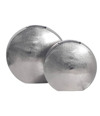 Wohnling Vaas zilver aluminium 34 cm hoog - WL7.180