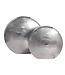 Wohnling Decoratieve Vaas Set van 2 Aluminium Zilveren Bloemenvaas Modern, Decoratieve Vaas Rond 2-delig voor Bloemen, Aluminium Tafelvaas Woondecoratie Metalen Tafeldecoratie Handgemaakt