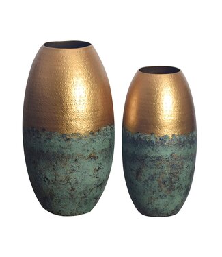 Wohnling Vaas FLES goud aluminium 47 cm - WL7.184