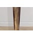 Wohnling Decoratieve Vaas FLES L 100 cm Aluminium Goud Bloemenvaas Modern Groot, Decoratieve Vaas Extravagant voor Bloemen, XXL Aluminium Vloervaas Metaal Huisdecoratie Handgemaakt