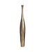 Wohnling Decoratieve Vaas FLES L 100 cm Aluminium Goud Bloemenvaas Modern Groot, Decoratieve Vaas Extravagant voor Bloemen, XXL Aluminium Vloervaas Metaal Huisdecoratie Handgemaakt