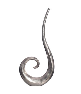 Wohnling Vaas zilver aluminium spiraal 100 cm - WL7.201