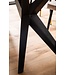 Wohnling Bureau 200x100x76 cm Acacia Massief Houten Computerbureau Loft Stijl, Thuiskantoor Bureau met Metalen Poten, Grote Industriële Houten Tafel, Rechthoekige Laptoptafel voor Studeerkamer