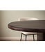 Wohnling Eettafel 180x90x75 cm Acacia Massief Hout Donkerbruin Eettafel Modern, Keukentafel Massief Niervorm, Houten Tafel Eetkamer, Grote Eettafel Hout