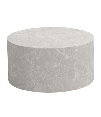 Wohnling Salontafel MONOBLOC steenlook beige 60x60 cm