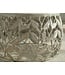 Wohnling 2-delige set salontafels zilver met wit marmeren tafelblad - Woonkamertafel bijzettafel rond - Bijzettafel aluminium modern - Salontafel set aluminium metalen frame design handgemaakt