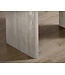 Wohnling Eettafel 180x90x75 cm Mango Massief Hout Witte Eettafel Retro, Keukentafel Massief Niervorm, Houten Tafel Eetkamer, Grote Eettafel Hout