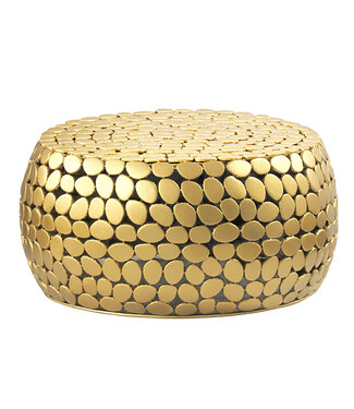 Wohnling Salontafel goud aluminium 66x66 cm