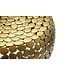 Wohnling Salontafel Aluminium goud rond 66x32 cm - Design Sofatafel Woonkamer – Moderne Woonkamertafel Metaal – Ronde Loungtafel – Aluminium Bijzettafel Handgemaakt