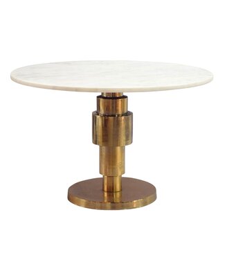 Wohnling Salontafel wit marmeren blad 60x60 cm Wit