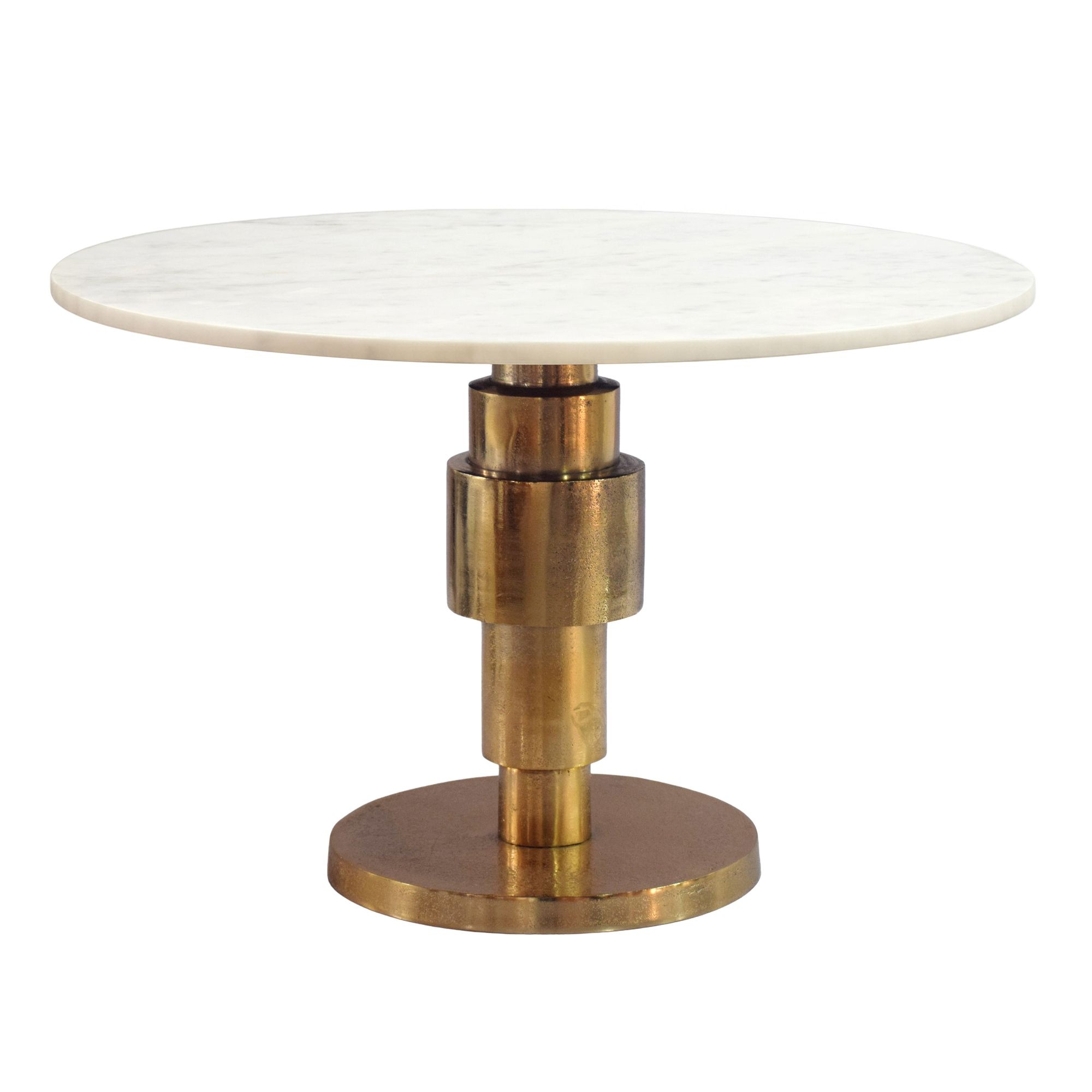 Salontafel wit marmeren blad 60x60 cm Wit