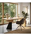 Wohnling Bureau van Massief Acaciahout 180 x 90 cm Rechthoekig met Lade - Modern Massief Bureau met Metaal - Natuurlijke Houten Tafel Industrieel Design