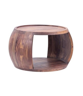 Wohnling Salontafel sheeshamhout 60 cm rond - WL7.409