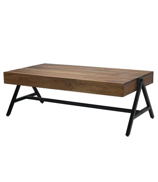 Wohnling Salontafel sheeshamhout 120 cm rechthoek