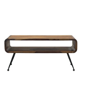 Wohnling Salontafel sheeshamhout 100 cm retro - WL7.415