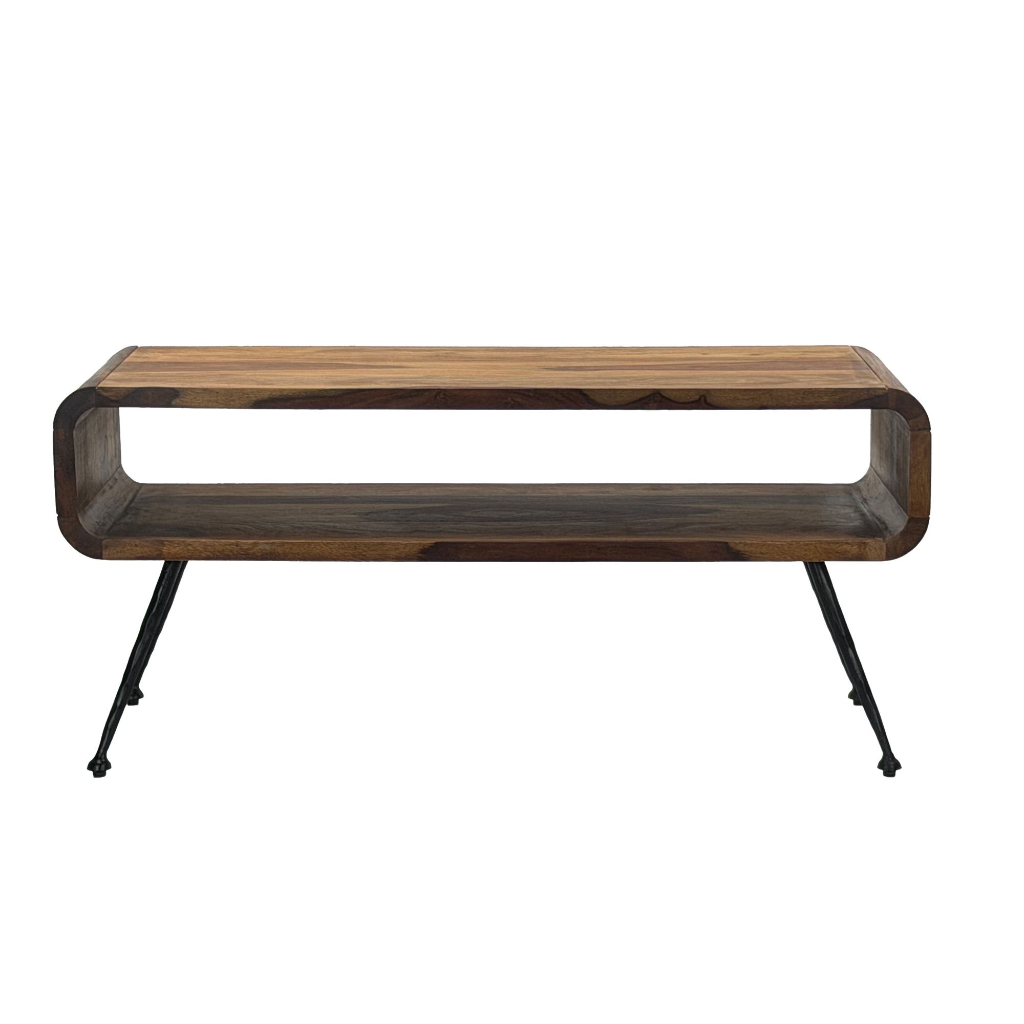 Salontafel sheeshamhout 100 cm retro