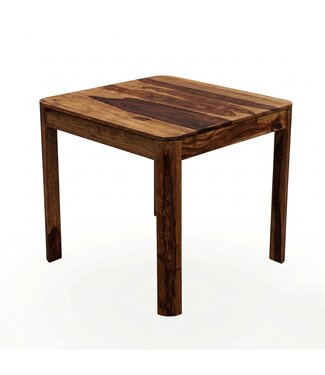 Wohnling Eettafel sheeshamhout bruin 80x80 cm - WL7.416