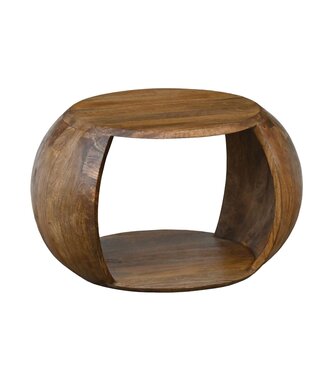 Wohnling Salontafel mangohout 60 cm rond - WL7.431