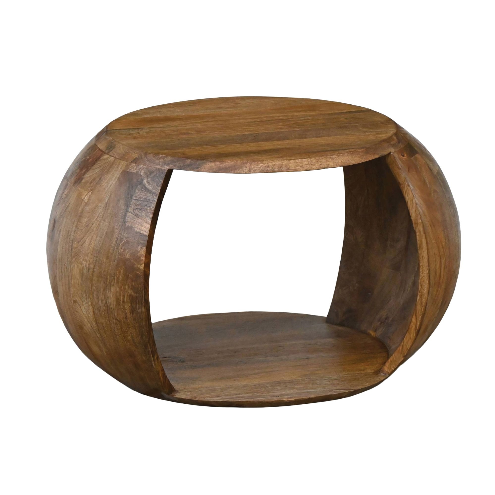 Salontafel mangohout 60 cm rond