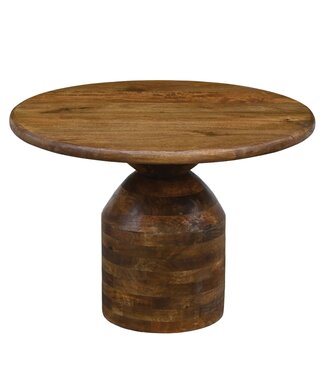 Wohnling Salontafel mangohout 60 cm rond WL7.434
