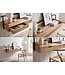 Wohnling Wandbureau Acacia Massief Hout 120cm met 2 Lades - Design Bureau voor aan de Muur Hangend met Opbergruimte - Zwevend Handgemaakt