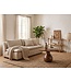 Wohnling Salontafel Mango Massief Hout 60cm Natuur Rond - Design Woonkamertafel - Banktafel Hout Koffietafel Druppelvorm - Bijzettafel Teardrop Tafel Massief Handgemaakt