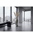 Wohnling Vloervaas Aluminium 75cm Zilver - Decoratieve vaas groot - Staande vaas rond modern - Metalen vaas voor bloemen - Design XXL Woonkamer Decoratie - Woondecoratie Handgemaakt