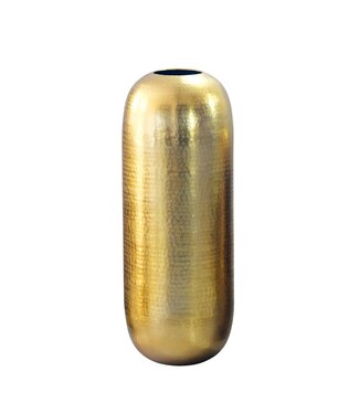 Wohnling Vloervaas aluminium goud 75 cm hoog - WL7.463