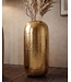 Wohnling Vloervaas Aluminium 75cm Goud - Grote decoratieve vaas - Ronde moderne staande vaas - Metalen vaas voor bloemen - Design XXL Woonkamer Decoratie - Woondecoratie Handgemaakt
