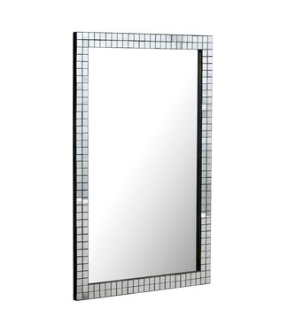 Wohnling Wandspiegel rechthoek 60x90 cm mozaïeklijst