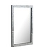 Wohnling Wandspiegel 60x90 cm met mozaïeklijst – Rechthoekige spiegel – Glazen woonspiegel – Moderne hangspiegel halspiegel – Woonkamerspiegel verticaal & horizontaal – Decoratieve spiegel Handgemaakt