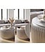 Wohnling Salontafel Metaal Rond 60cm Zilver met afneembaar tafelblad - Design Woonkamertafel met opbergruimte - Extravagante Loungetafel Metaal - Moderne Sofatafel - Bijzettafel Handgemaakt