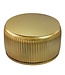 Wohnling Salontafel Metaal Rond 60cm Goud met afneembaar tafelblad - Design Woonkamertafel met opbergruimte - Extravagante Loungetafel Metaal - Moderne Sofatafel - Bijzettafel Handgemaakt
