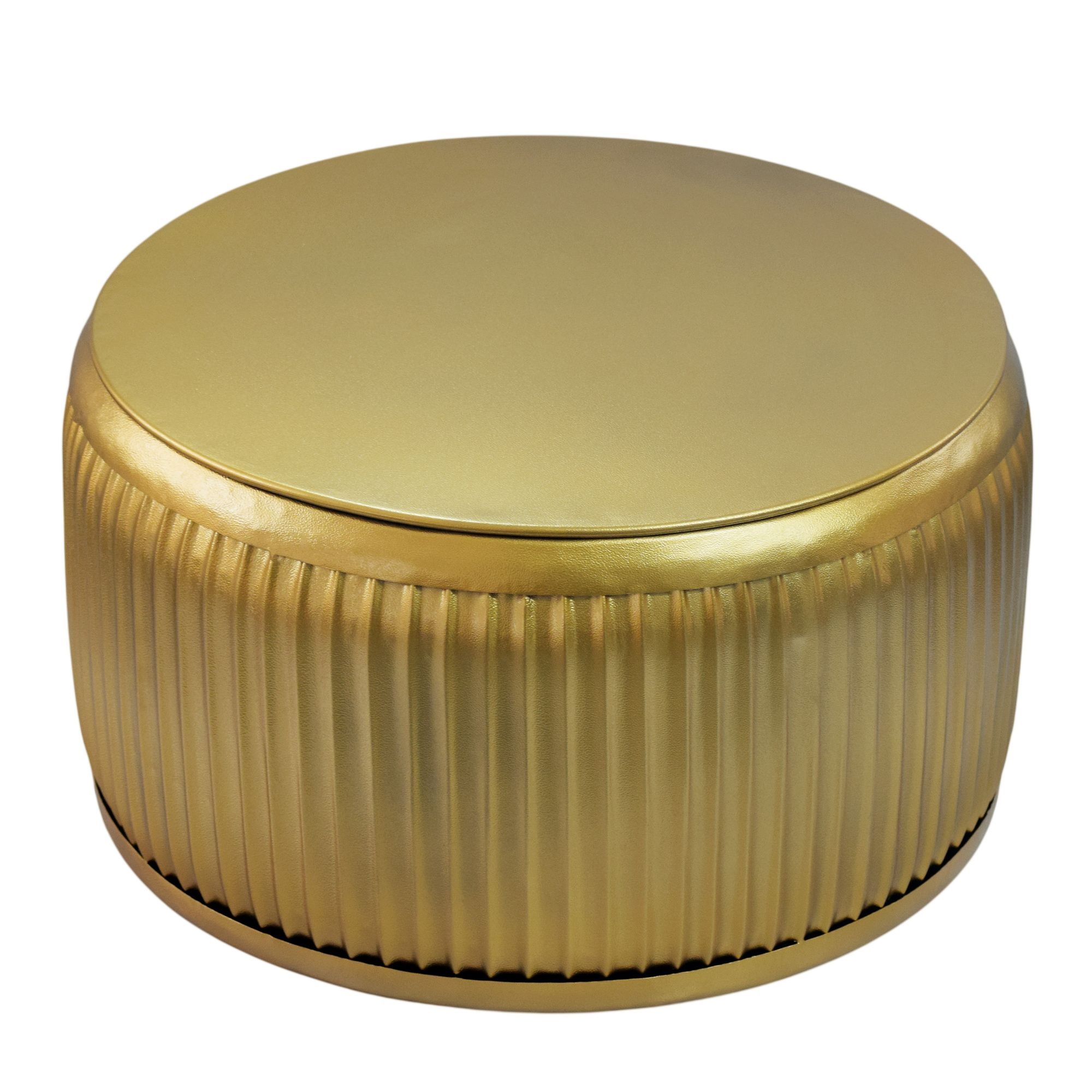 Salontafel metaal goud 60 cm afneembaar