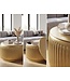 Wohnling Salontafel Metaal Rond 60cm Goud met afneembaar tafelblad - Design Woonkamertafel met opbergruimte - Extravagante Loungetafel Metaal - Moderne Sofatafel - Bijzettafel Handgemaakt