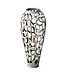 Wohnling Vloervaas Aluminium 85cm Zilver - Design Bloemenvaas Groot - Metalen Vaas Modern - Decoratieve Vaas rond voor Droogbloemen - XXL Staande Vaas Hoog - Woonkamer Decoratie - Woondecoratie Handgemaakt