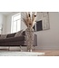 Wohnling Vloervaas Aluminium 85cm Zilver - Design Bloemenvaas Groot - Metalen Vaas Modern - Decoratieve Vaas rond voor Droogbloemen - XXL Staande Vaas Hoog - Woonkamer Decoratie - Woondecoratie Handgemaakt