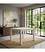 Wohnling Eettafel Massief Hout Mango 80x80 cm White Wash - Vierkante Eetkamertafel Hout - Moderne Keukentafel voor 4 Personen - Stabiele Houten Tafel - Tafel voor Eetkamer Bistrotafel Handgemaakt