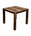 Wohnling Eettafel Massief Hout Sheesham 80x80 cm Donkerbruin - Vierkante Eetkamertafel Hout - Moderne Keukentafel voor 4 Personen - Stabiele Houten Tafel - Tafel voor Eetkamer Bistrotafel Handgemaakt