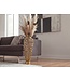 Wohnling Vloervaas Aluminium 85cm Goud - Design Bloemenvaas Groot - Metalen Vaas Modern - Decoratieve Vaas rond voor Droogbloemen - XXL Staande Vaas Hoog - Woonkamer Decoratie - Woondecoratie Handgemaakt