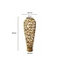 Wohnling Vloervaas Aluminium 85cm Goud - Design Bloemenvaas Groot - Metalen Vaas Modern - Decoratieve Vaas rond voor Droogbloemen - XXL Staande Vaas Hoog - Woonkamer Decoratie - Woondecoratie Handgemaakt