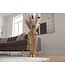Wohnling Vloervaas Aluminium 85cm Goud - Design Bloemenvaas Groot - Metalen Vaas Modern - Decoratieve Vaas rond voor Droogbloemen - XXL Staande Vaas Hoog - Woonkamer Decoratie - Woondecoratie Handgemaakt