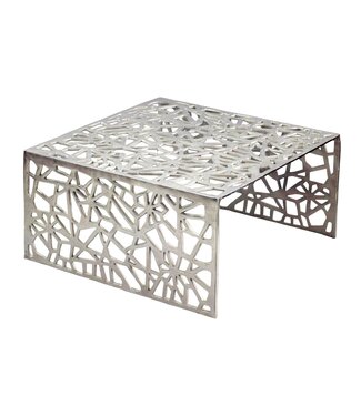 Wohnling Salontafel aluminium zilver 60 cm - WL7.502