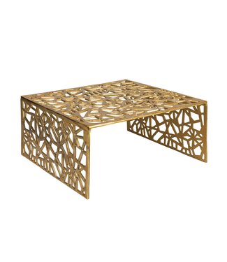 Wohnling Salontafel aluminium goud 60 cm - WL7.503