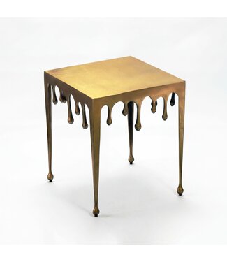 Wohnling Bijzettafel goud aluminium 46x51x46 cm - WL7.537