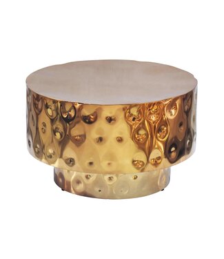 Wohnling Salontafel goud aluminium rond 60 cm - WL7.541